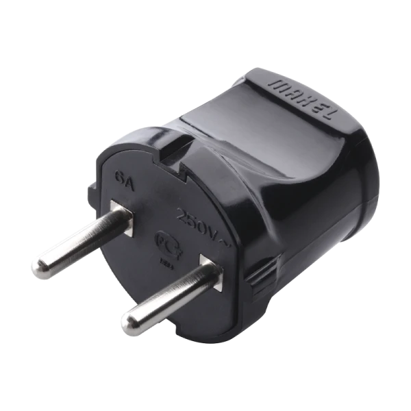 Вилка электрическая Makel черный 10051 (1/50)