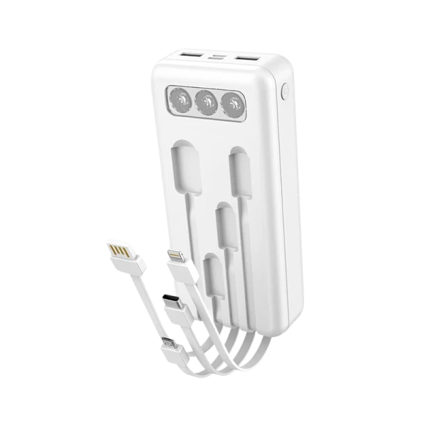 Внешний аккумулятор HOCO J77A 20000mAh дисплей белый