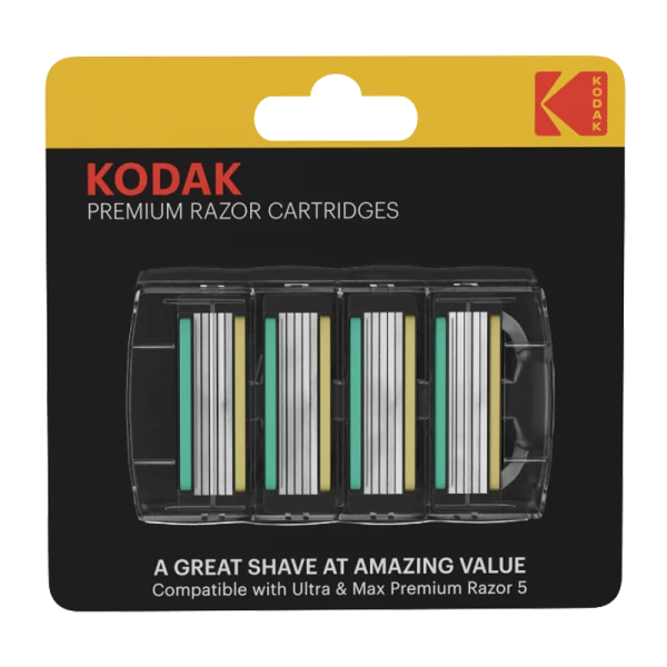 Сменные кассеты Kodak Premium 5 лезвий 4шт. (цена за 1 шт) для станка Prem Razor 5 (4/24/96)