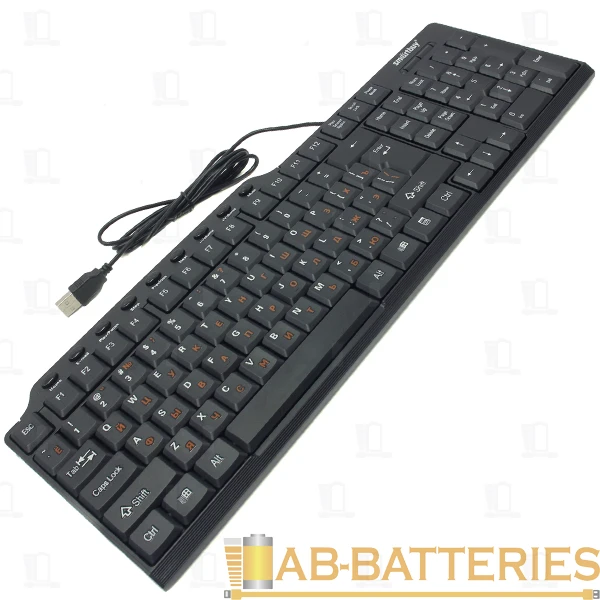 Клавиатура проводная Smartbuy 234 ONE классическая USB 1.5м мультимед. черный (1/20)