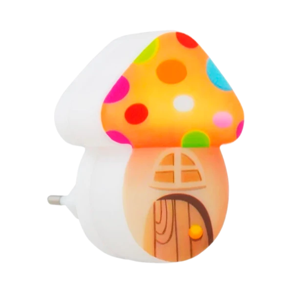 Ночник Старт Гриб-домик NL 3LED оранжевый