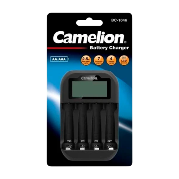З/У для аккумуляторов Camelion BC-1046 AA/AAA 4 слота (1/16/32)