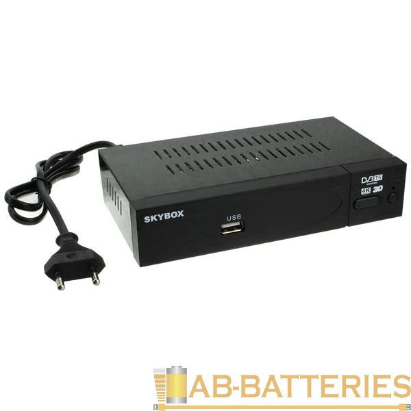 Приставка для цифрового ТВ Skybox T777 HD DVB-T/T2 металл черный (1/60)