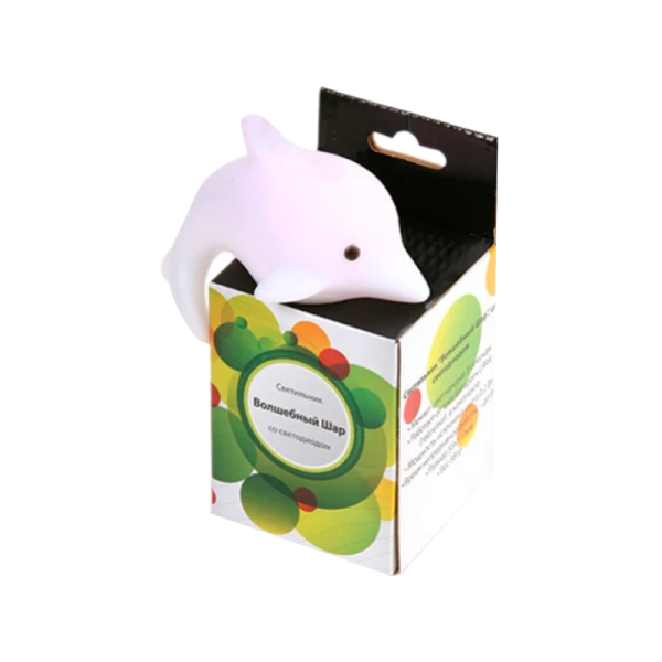 Ночник Garin Дельфин "Волшебный шар" белый