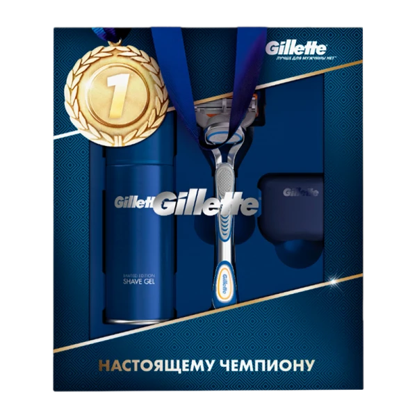 Набор Gillette Mach 3 (ст+1кас+гель75мл) *4* (коробка) 514