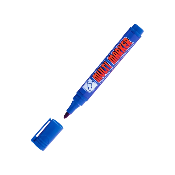 Маркер перманентный Crown Multi Marker CPM-800 3.0мм синий (1/12/720)