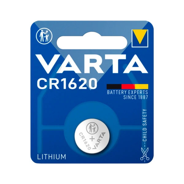 Батарейка Varta ELECTRONICS CR1620 BL1 Lithium 3V (6620) (1/10/100)