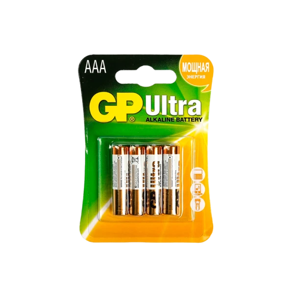 Батарейка GP ULTRA PLUS G-tech LR03 AAA BL4 Alkaline 1.5V (4/40/320)