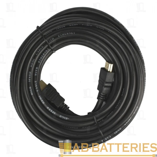 Кабель Smartbuy K-231 HDMI (m)-HDMI (m) 3.0м силикон ver.1.4 стаб.напр. черный (1/90)