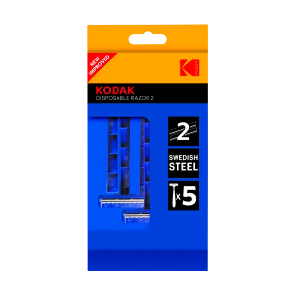 Бритва Kodak BLUE Disposable Razor 2 лезвия 5шт. (10/240/960)