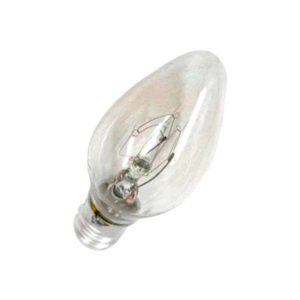 Лампа накаливания Oshan Е12 10W 220-240V свеча для холодильников прозрачная (1/50)