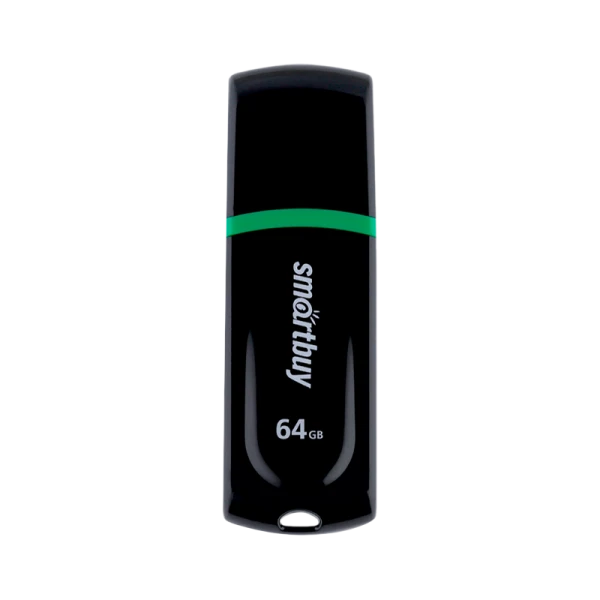 Флеш-накопитель Smartbuy Paean 64GB USB2.0 пластик черный