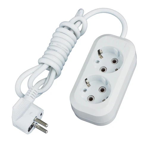 Удлинитель ЭРА UX 2р.С/З 10A 3.0м белый