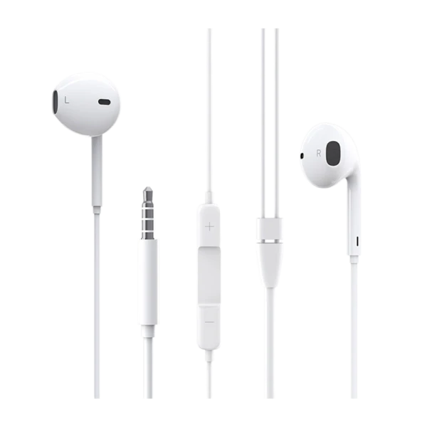 Наушники вставные Borofone BM30 с микр. белый (1/60/240)