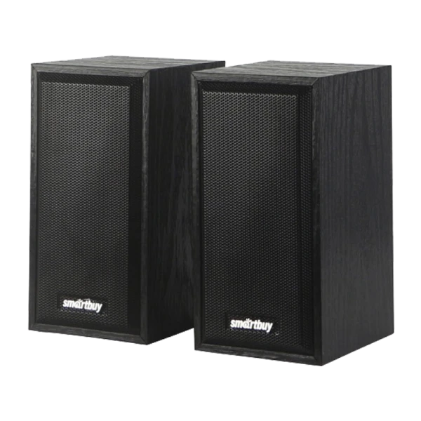 Колонки 2.0 Smartbuy 6W USB+Jack 3.5мм черный (1/20)