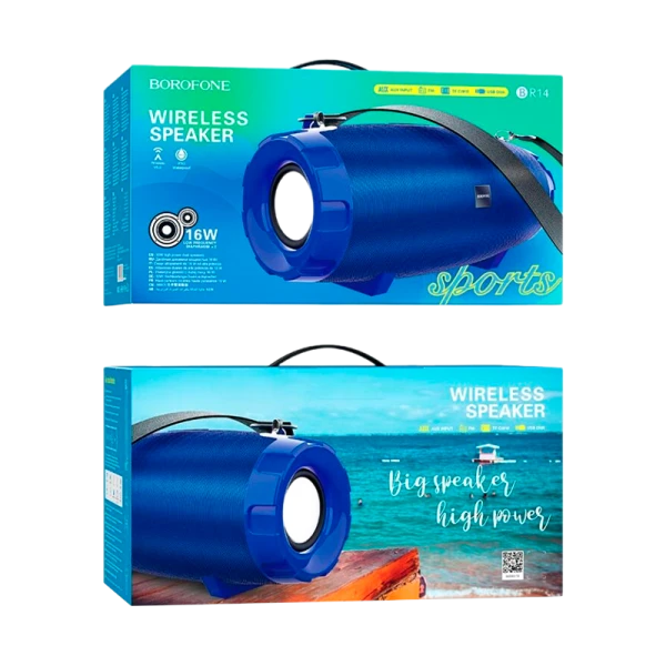 Портативная колонка Borofone BR14 bluetooth 5.0 microSD синий (1/12)