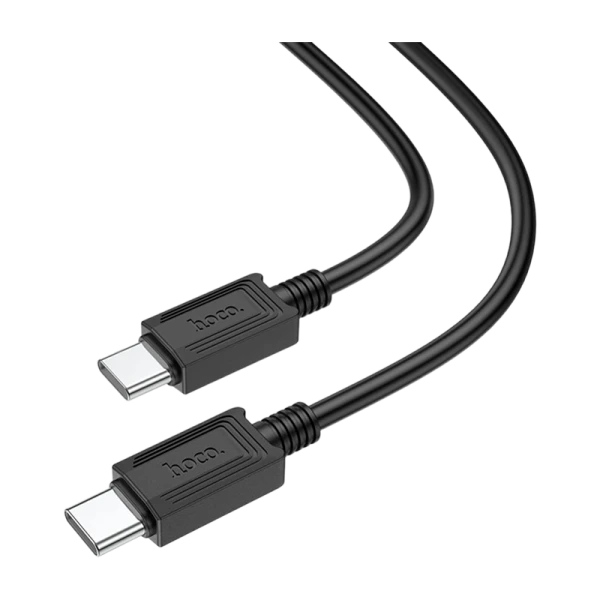 Кабель HOCO X73 Type-C (m)-Type-C (m) 1.0м 3.0A 60W ПВХ черный (1/31/310)