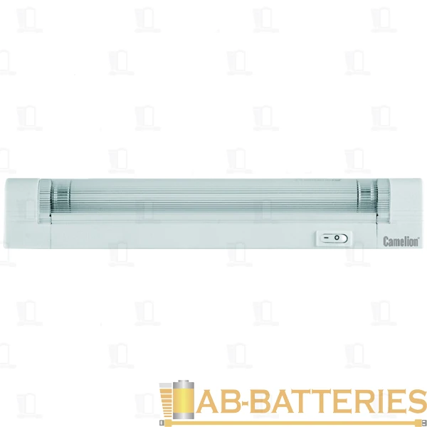 Светильник люминесцентный Camelion WL-2001 13W 220V 1LED накладной с выключателем белый (1/30)