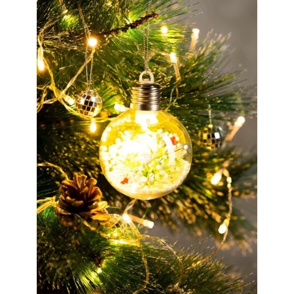 Гирлянда Старт НГ 1LED 8 см шар мульти