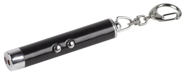 Фонарь брелок ЭРА BB-602 0.2W 1LED лазерная указка черный (1/10/60)