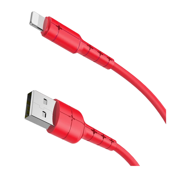 Кабель HOCO X30 USB (m)-Lightning (m) 1.2м 2.0A TPE красный (1/30/300)