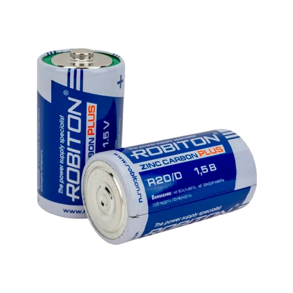 Батарейка ROBITON PLUS R-R20-SR2 R20 SR2&nbsp;&nbsp;в упак 12 шт (12/288)