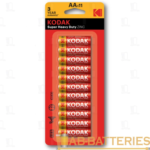 Батарейка Kodak Extra R6 AA BL10+1 Heavy Duty 1.5V (11/264/28512)
