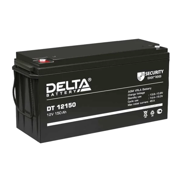 Аккумулятор свинцово-кислотный Delta DT 12150 12V 150Ah