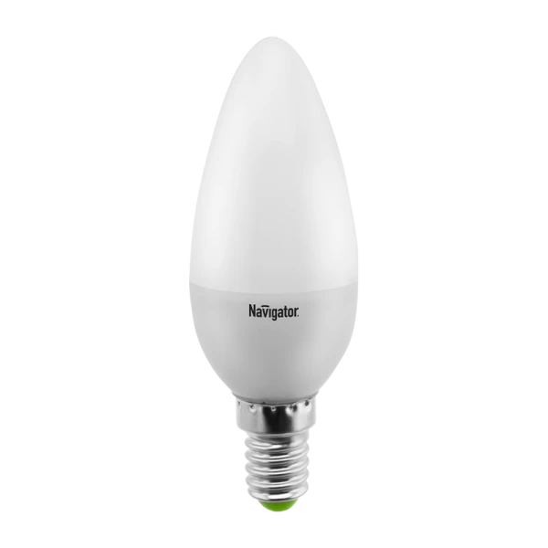Лампа светодиодная Navigator C35 E14 3W 4000К 230V свеча матовая (1/10/100)