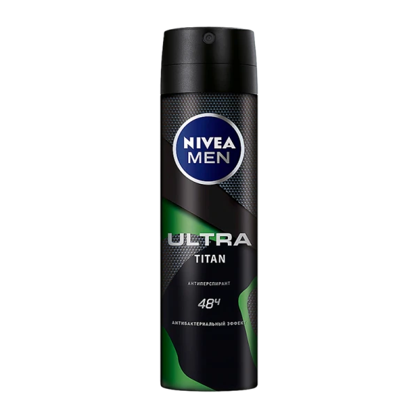 Дезодорант мужской Nivea Ультра Титан Deo спрей 150мл (1/6)