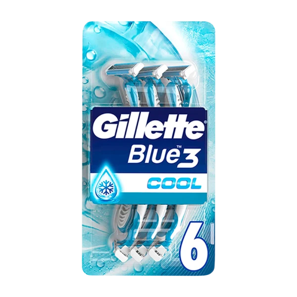 Бритва Gillette BLUE3 Cool 3 лезвия ENG 6шт. (1/12)