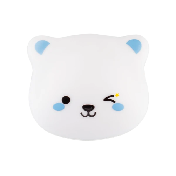 Ночник ЭРА NLED-466 1W 220V на основании рег.ярк./цвета белый (1/40/80)