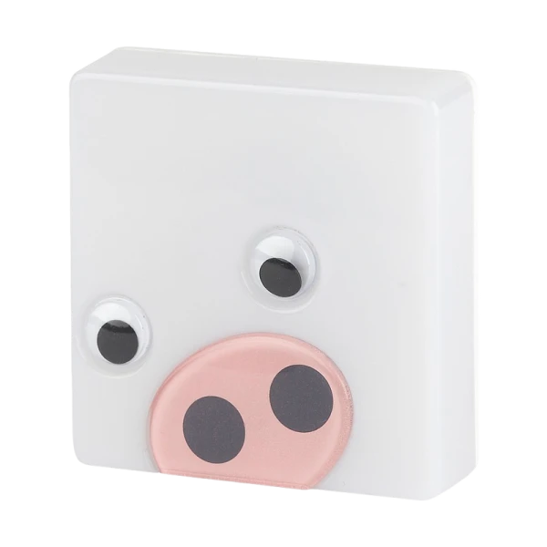 Ночник ЭРА NN-631 3LED 0.5W 220V в розетку с фотосенсором розовый (1/12)