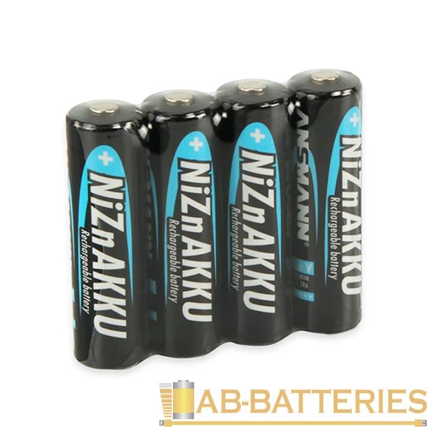 Аккумулятор бытовой Ansmann ZR6 AA Shrink 4 Ni-Zn 1.6V 1500mAh 2500mWh