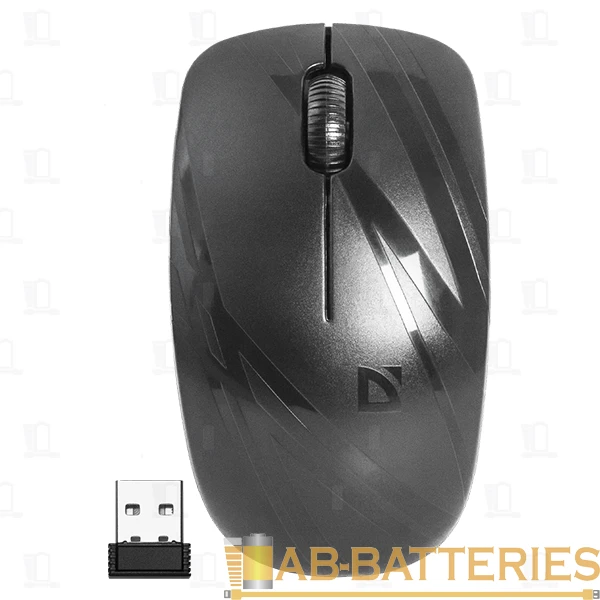 Мышь беспроводная Defender MM-035 Datum классическая USB черный (1/80)