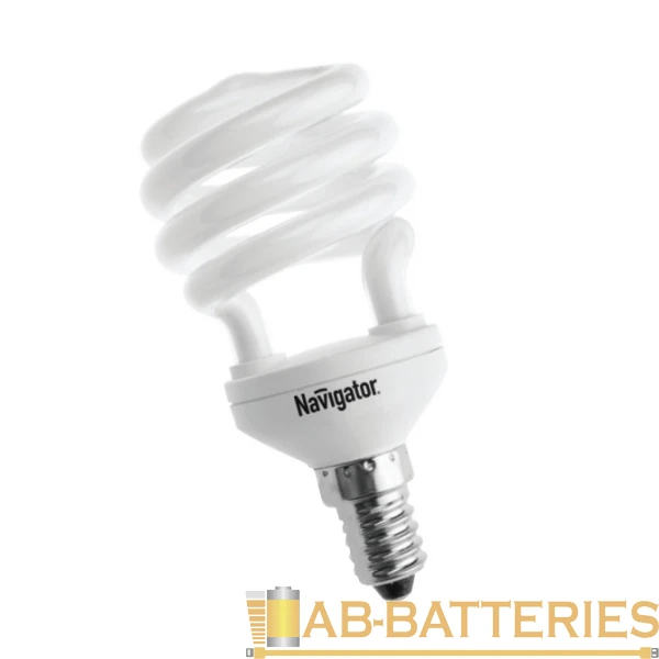 Лампа энергосберегающая Navigator T2 E14 15W 2700К 220-240V спираль