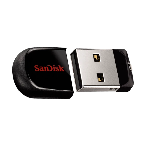 Флеш-накопитель SanDisk Cruzer Fit CZ33 32GB USB2.0 пластик с колпачком черный