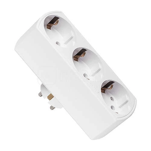 Разветвитель JAZZway AD-3G-T 3р.С/З 16A белый