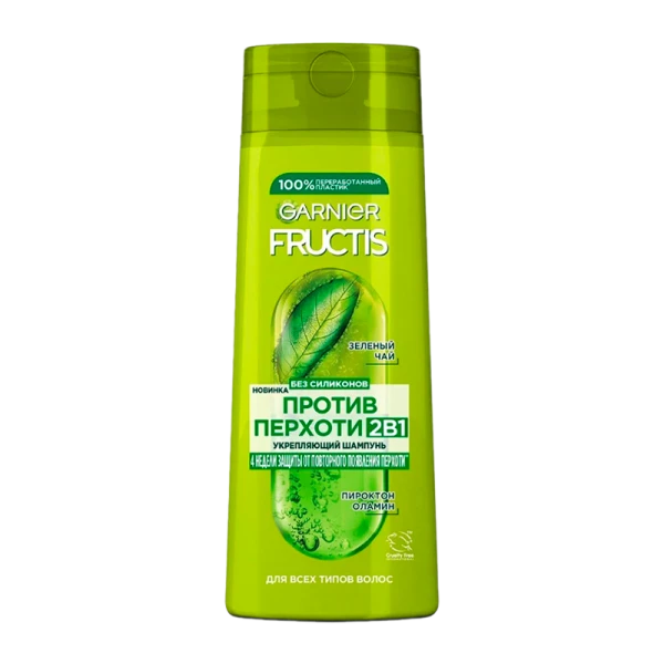 Шампунь Garnier Fructis 250мл Против перхоти 2в1