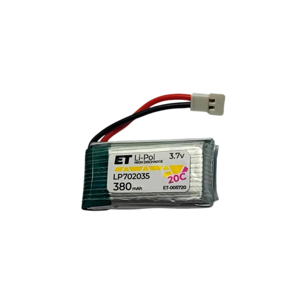 Аккумулятор ET LP702035-20CM Li-Pol, 3.7В, 380мАч (1/20)