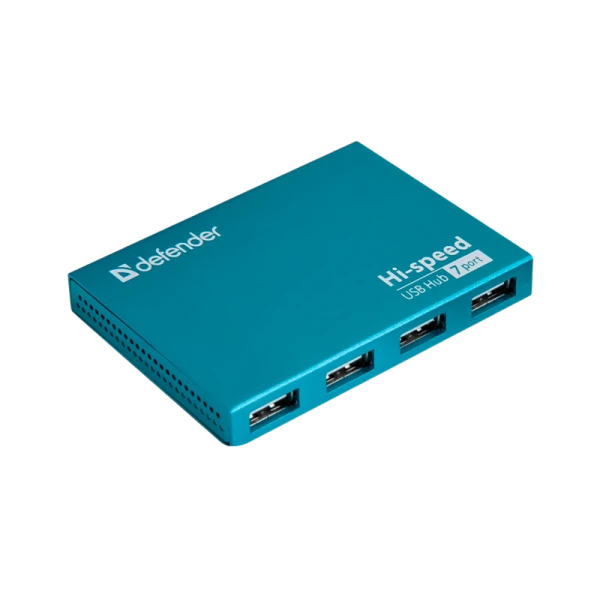 USB-Хаб Defender Septima Slim 7USB синий (1/100)