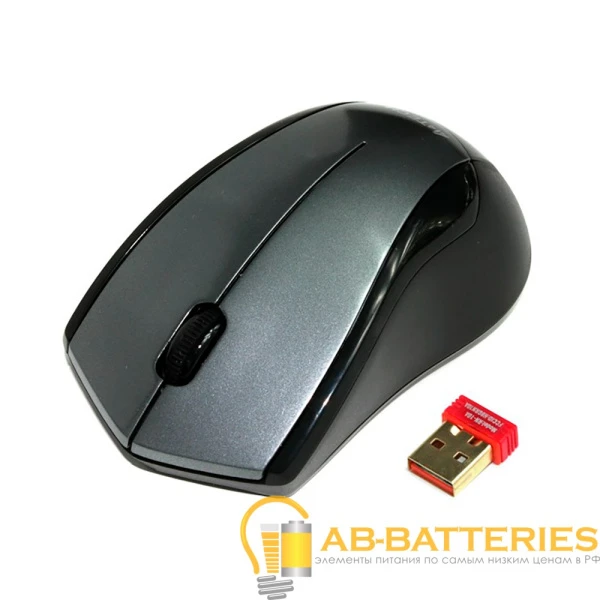 Мышь беспроводная A4Tech G9-400-2 классическая USB серый (1/40)