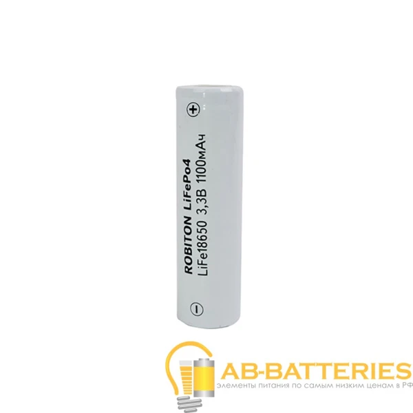 Аккумулятор ROBITON LiFe18650 PK1 (1/100/400)