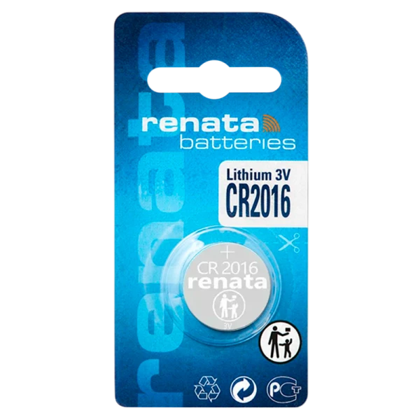 Батарейка Renata CR2016 BL1 Lithium 3V (10/300/2400)