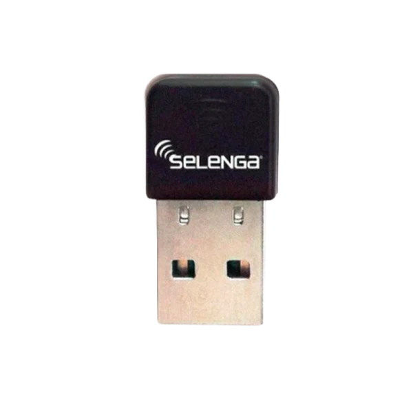 Wi-Fi адаптер Selenga 2.4 ГГц 150Мбит USB 802.11 без антенны черный (1/4000)