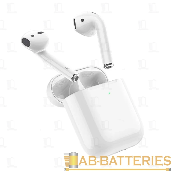 Наушники вставные Borofone BW01 Plus bluetooth 5.0 с микр. белый (1/20/120)