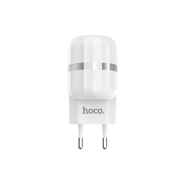 Сетевое З/У HOCO C41A 2USB 2.4A белый (1/21/126)