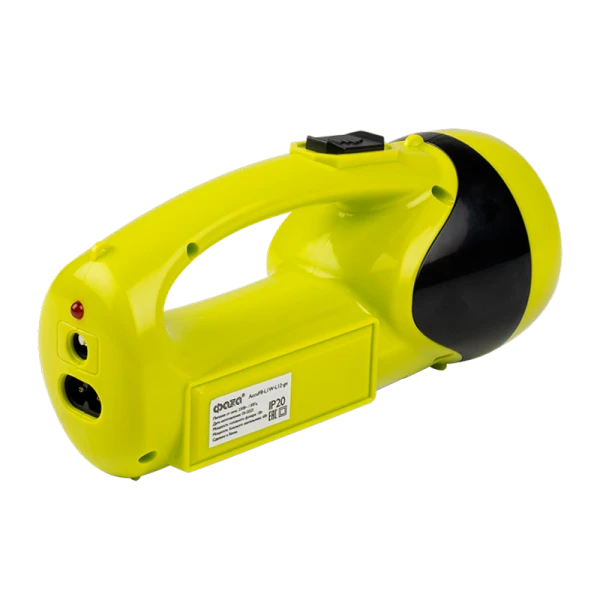 Фонарь туристический Фаzа AccuF8-L1W/L12 1W 1+12LED от аккумулятора зеленый (1/20)