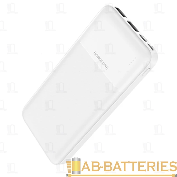 Внешний аккумулятор Borofone BJ16 10000mAh 2.0A 2USB/Type-C белый (1/31)