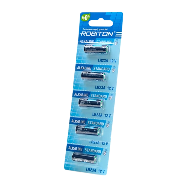 Батарейка ROBITON STANDARD R-23A-0-BL5 23A (0% Hg) BL5